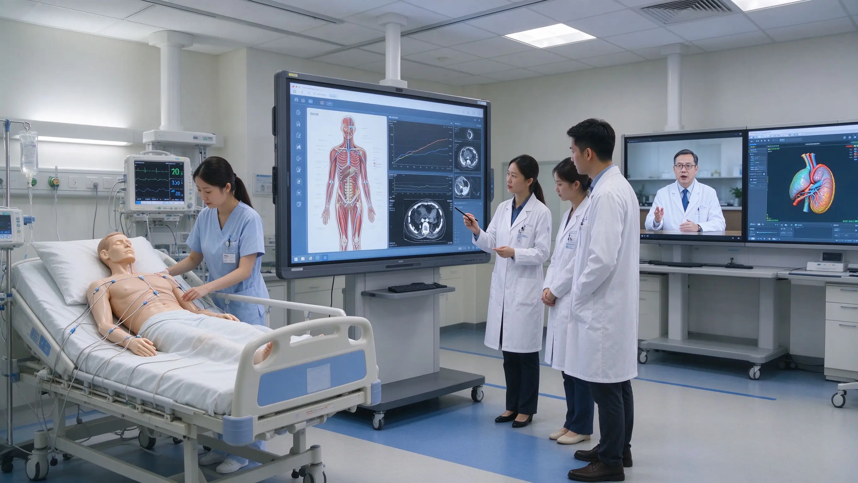 Qtenboard Medical Simulation Center Remote Clinical Training